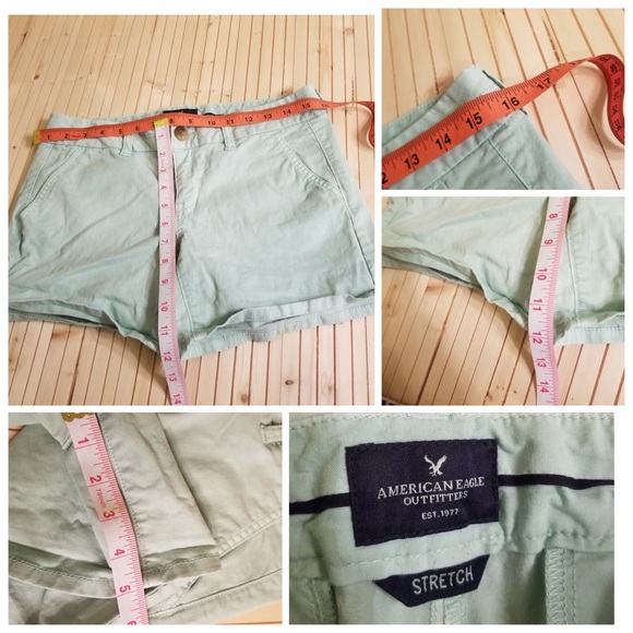 American Eagle Mint Colored Shorts - Picture 3 of 3